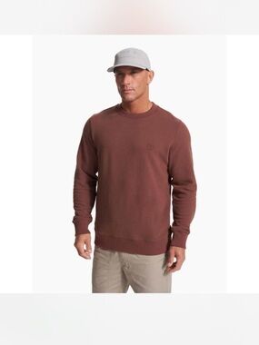 Vuori Cypress Logo Crewneck Sweatshirt Mens Medium Weight Ultra Soft Sz M